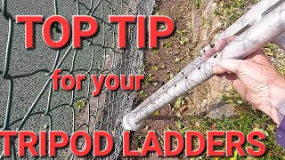 Gardening QUICK TIPfor tripod ladders [upl. by Seravart]