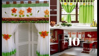 13 IDEAS DE CORTINAS PARA TU COCINA QUE QUIZÁS NO SE TE HAYAN OCURRIDO Y PUEDES HACER TAMBIÉN [upl. by Anirda]