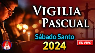 Sábado Santo VIGILIA PASCUAL  EN VIVO 30 de marzo 2024  Heraldos del Evangelio El Salvador [upl. by Bowes]