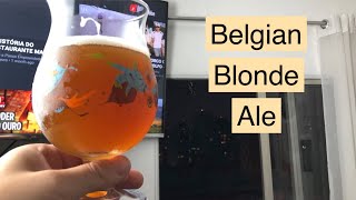 Degustação Flat  Belgian Blonde Ale com pouco DMS Cerveja com Mel Sérgio Matalon [upl. by Dorey961]