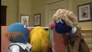 Sesame Street Grover sells wigs to that blue guy [upl. by Anglo]