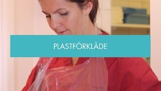 4  Plastförkläde  Basal hygien i vård och omsorg [upl. by Metts]