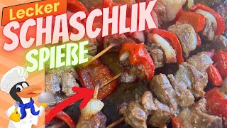 SchaschlikSpieße Rezept [upl. by Rieger317]