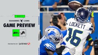 Seahawks at Lions Game Preview  2024 Week 4 [upl. by Alocin229]