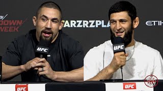 Robert Whittaker vs Khamzat Chimaev Press Conference Highlights UFC 308 [upl. by Cohin]