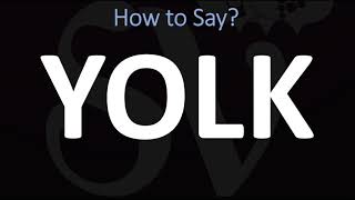 How to Pronounce Yolk CORRECTLY [upl. by Morgenthaler]