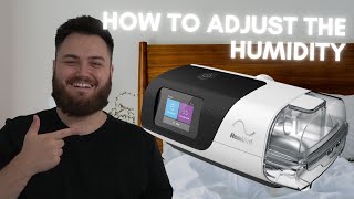 How to Adjust the Humidity Level  Resmed Airsense 11 [upl. by Annoid]