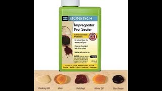 How to Seal Natural Stone Granite Marble Limestone Travertine with StoneTech™ Impregnator Pro™ [upl. by Kory179]