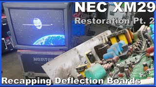 NECs Giant CRT Restored  XM29 Shadow Mask Pro Monitor [upl. by Narmis]