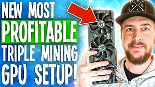 New most profitable triple mining setup GPU mining in 2023 [upl. by Loziram]