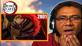 AKAZA APARECE  PAI REAGINDO  DEMON SLAYER 2X1 [upl. by Ahsenrad]