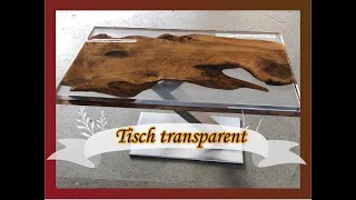 River Table  ein Tisch aus Holz und Harz Epoxy Resin [upl. by Lacym432]