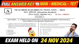 HPTET  Non  Medical  Exam Full Answer Key 24 Nov 2024 nonmedical tet2024 apcacademy answerkey [upl. by Reyaht]