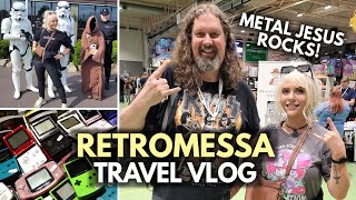 Meeting METAL JESUS ROCKS  PS VITA and Retro Video Games Travel Vlog RETROMESSA 2024 [upl. by Ater]