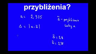 Błąd bezwzględny  Jak policzyć błąd bezwzględny przybliżenia [upl. by Aehsat]