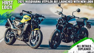 Husqvarna Vitpilen 801 Launched With KTM Engine  Explained All Spec Features And More [upl. by Stalk]