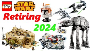 TOP 10 Lego Star Wars Sets RETIRING 2024 [upl. by Goodyear]