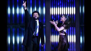 Here’s How Ariana Grande Reacted to The Weeknd Saying He’s ‘So Proud’ of Her ‘Wicked’ Performance [upl. by Akcirederf362]