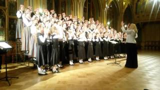 Riga Cathedral Girls Choir TIARA  Kalējs kala debesīs [upl. by Hsak443]