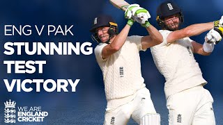 Dramatic Ending To Test  England v Pakistan Highlights 2020 [upl. by Latricia712]