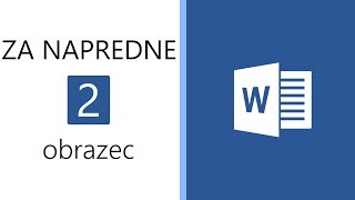 Word za napredne 2  Obrazec [upl. by Eitisahc]