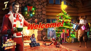 Welcome to Fortnite Winterfest 2023 ALL PRESENTS [upl. by Lau]