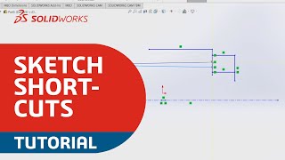 SOLIDWORKS Sketch Shortcuts  SOLIDWORKS User Tips and Tricks [upl. by Loftus960]