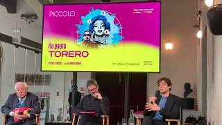 Lino Guanciale e Claudio Longhi presentano Ho paura torero prima assoluta al Piccolo Teatro Grassi [upl. by Sane]