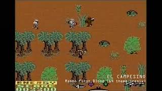 Rambo First Blood Commodore 64 game theme campesino remix [upl. by Llacam]