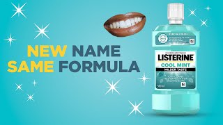 Listerine Zero is now Cool Mint Milder Taste [upl. by Orfield]