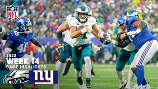 Philadelphia Eagles vs New York Giants  2022 Week 14 Game Highlights [upl. by Egres]