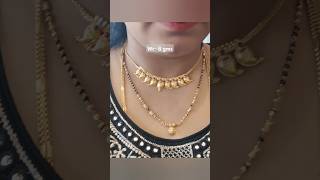 👌Simple amp Elegant Gold Light Weight Mango Design Necklace only 8 gms✨️saishwethavlogs [upl. by Annaira358]