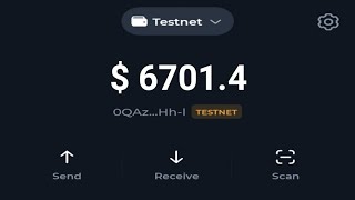 how to create TON Testnet wallet [upl. by Eenram934]