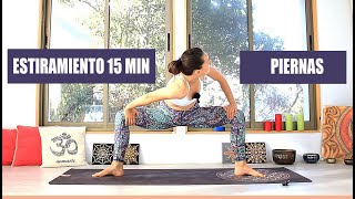 Estiramiento  Piernas Flexibles en 15 minutos para todos  MalovaElena [upl. by Dragde]