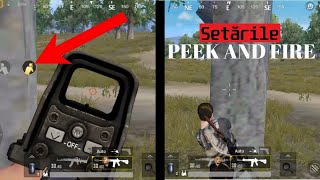 PUBG Mobile setarile  Peek amp Fire [upl. by Brucie]