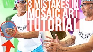 3 common mistakes in mosaic art tutorial videos  Mosaic art for beginners [upl. by Reel]