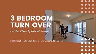 Three Bedroom new condo unit turn over by DMCI Homes [upl. by Pare95]