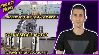 WASSERSTOFFTANKSTELLEN AUF DEM VORMARSCH KOENIGSEGG ZEIGT NEUEN EMOTOR  PROJECT NEWS [upl. by Aniral]