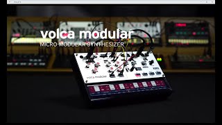 KORG volca modular  Micro modularer Synthesizer  All Playing No Talking  Official video [upl. by Marshal]