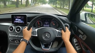 2017 Mercedes Benz C200 20L 184HP POV Test Drive  Walkaround [upl. by Hasseman108]