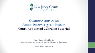 CourtAppointed Guardian Video Tutorial [upl. by Lj]