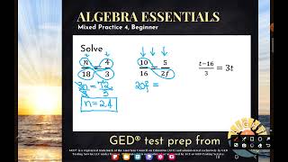 GED® Math Review Solving Proportions 1MP4 Bgn  269 [upl. by Attehcnoc532]