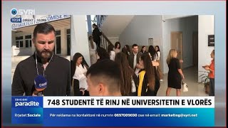 748 studentë të rinj në Universitetin e Vlorës 07102024 [upl. by Ntsyrk]