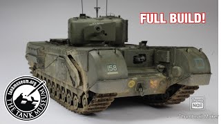 I BUILT A MODEL FOR THE TANK MUSEUM AFV Club 135 Churchill MK VI Tank Model Full Build [upl. by Priscella]