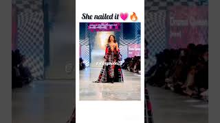 Ananya Pandey Ramp Walk💗💅trendingshinymoonbollywoodananyapandeyrampwalkviralshortviralsong [upl. by Kapor]