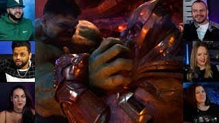 Hulk vs Thanos  Avengers  Infinity War  Reaction Mashup  avengers [upl. by Paviour90]