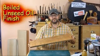 How to apply a Boiled Linseed Oil Finish [upl. by Etnauj]