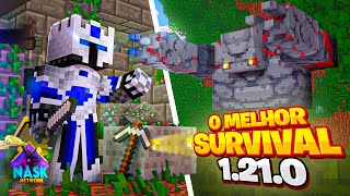 ✅ O MELHOR SERVIDOR SURVIVAL BRASILEIRO 121 JAVA E BEDROCK E PE [upl. by Gannes270]