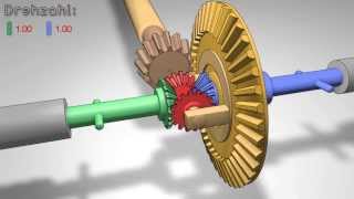 Differential Getriebe  Animation [upl. by Akemyt]