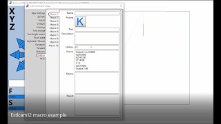 Estlcam12 macro example [upl. by Strader]